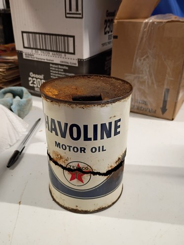 Texaco havoline quart oil - quart, can