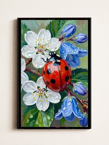 Tableau encadré motif
