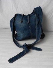 #Vintage 80's / Mode Eighties# Ancienne Besace en jean / Sac en Bandoulière...
