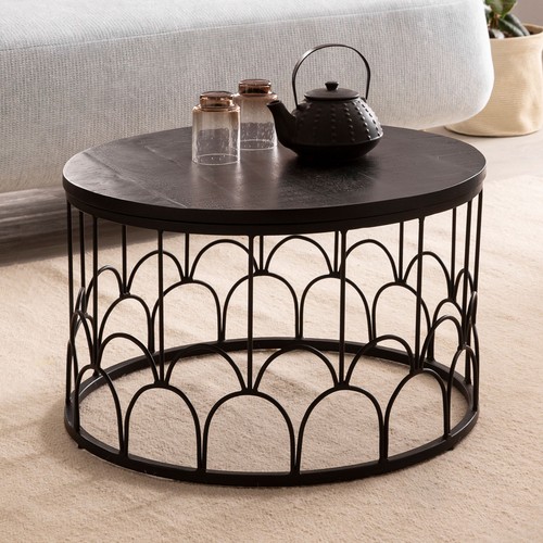 Finebuy table basse - table, bois