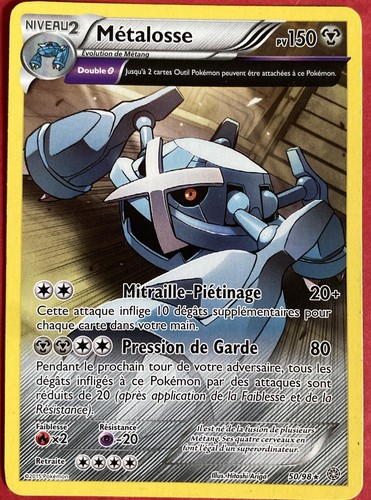 Carte pokemon metalosse - carte, 50/98