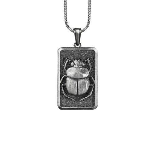 Collier homme scarabée