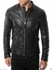 Veste En Cuir Pour Homme 100%