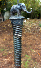 RARE Cravache En Corne Oryx Epoque Coloniale Afrique Chasseur Eléphant Antique