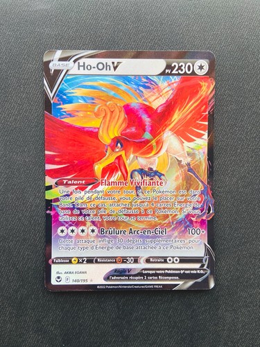 Carte pokémon 140 195 - pokémon, ho-oh