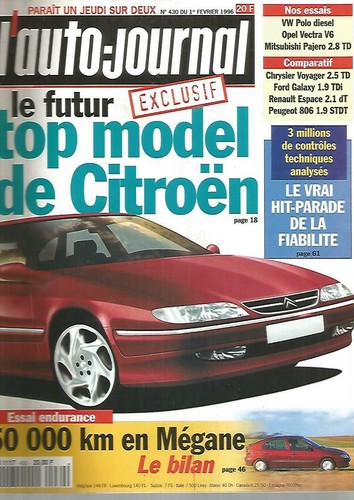 Auto journal 430 megane - journal, /