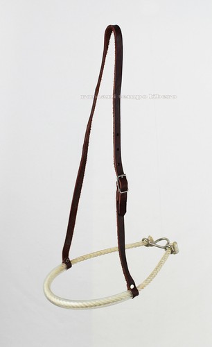 Muserolle western cuir - muserolle,