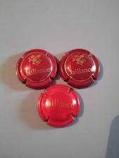 lot de 3 capsules de crémant/mousseux et non de champagne jaillance