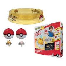 Playset Arène Bataille Spinner Avec Toupie Et Personnages POKEMON PK19020