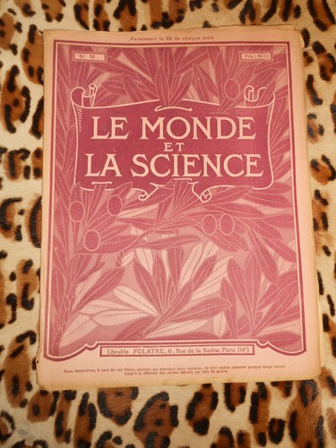 Revue monde et la - -,