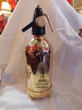 Syphon A Eau Gazeuze Doré Ancien