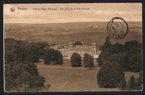 Cpa houyet château - cpa,