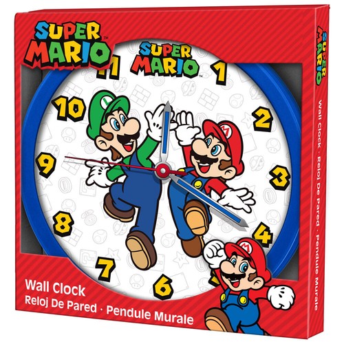 Horloge murale super mario - murale,