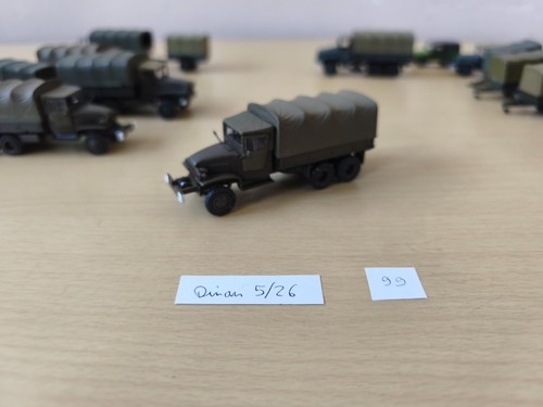 Roco camion militaire 87e - militaire, 1/87e