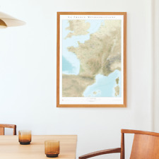 Carte de France murale