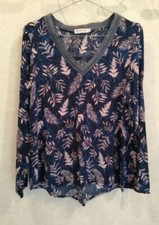 Blouse bleu marine viscose T36