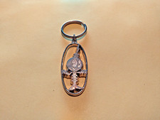 ANCIEN PORTE CLÉS MÉTAL EDF ZELTRON RÉCRÉ A2 ANTENNE 2 TÉLÉVISION - CASTAN 1979