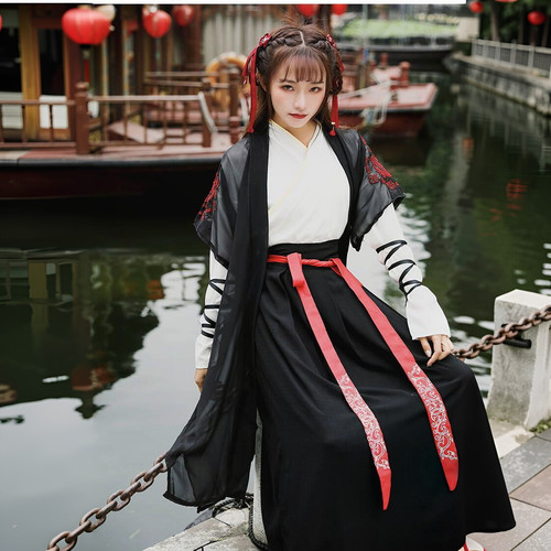 Ensemble hanfu chinois - hanfu, unisexe