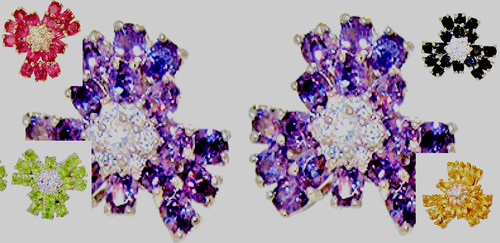 Boucle oreille swarovski - cz,