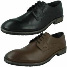 Hommes Hush Puppies Carlos Luganda Large Chaussures Habillées à Lacets