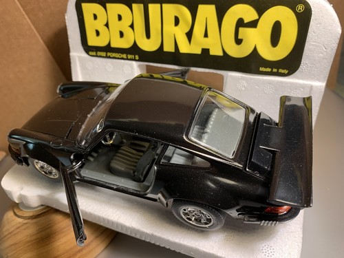 Porsche 911 noir - porsche, burago
