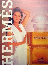 PUBLICITE COULEUR PARFUM HERMES AMAZONE DE 1981 FRENCH AD PUB PERFUME