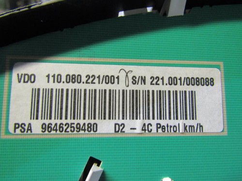 Compteur peugeot 407 phase - compteur, 1