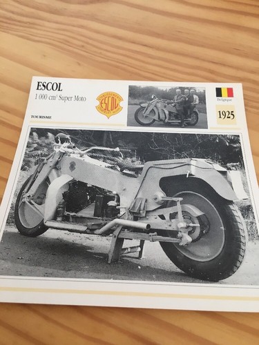 Escol 1000 cm3 super - 1000, moto
