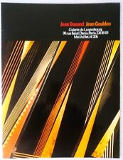 DUNAND jean/ GOULDEN jean affiche originale exposition 1973