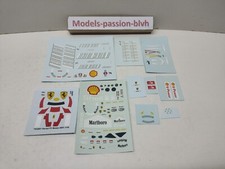 Décalcomanies Ferrari 1/18 F1