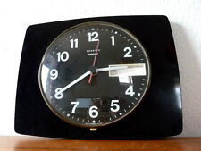 Belle Horloge   VEDETTE  Noire  Vintage   Des Années 50's  Mar21