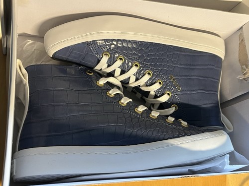 Basket guess montantes bleue - guess,