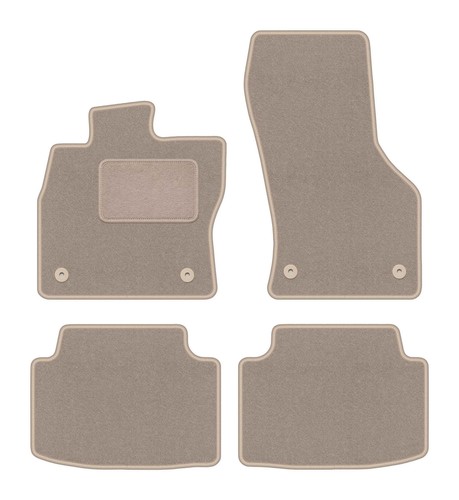 Tapis sol velours beige - tapis,
