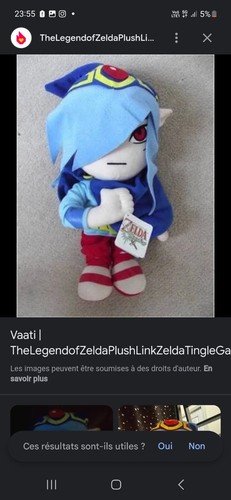Recherche peluche vaati zelda - recherche,