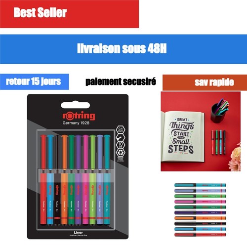 Rotring stylos feutres pointe - rotring, stylos-feutres