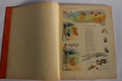 Livre illustré les fables - livre,