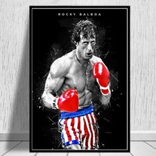 TOILE TABLEAUX  ROCKY BALBOA   50X70 CM