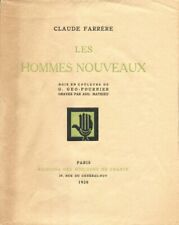 FARRERE : LES HOMMES NOUVEAUX