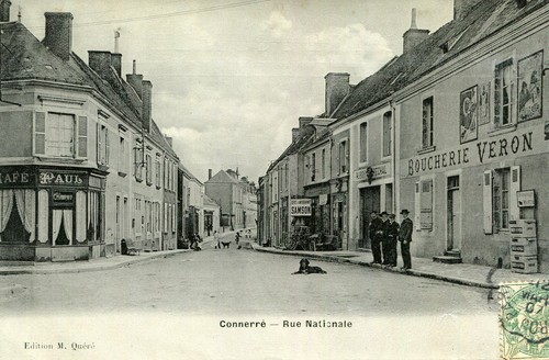 Carte connerre rue - carte,