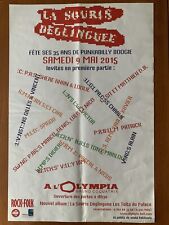 Invader Poster 2015 Rare Olympia « La Souris Déglinguée » Print