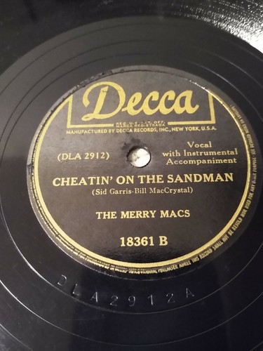 Merry macs 1942 - decca, 18361