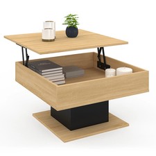 Table basse plateau relevable