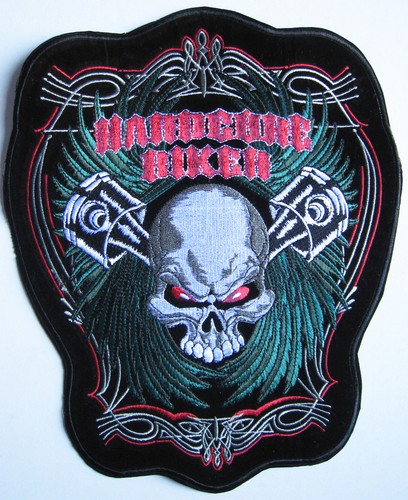 Patch dossard skull - gm,