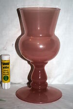 vase coupe calice en verre