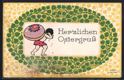 Carte postale artiste - carte, dora