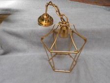 Lanterne déco  lampadaire Luminaire en métal doré