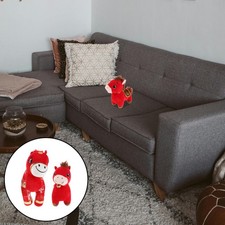 2 Pcs Peluche Cheval
