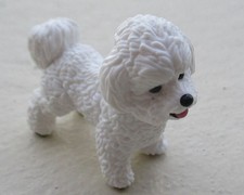 FIGURINE  CHIEN    Bichon Frisé,      SCHLEICH   comme neuf