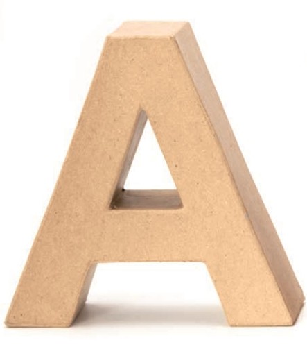 Grand carton lettres - carton, a