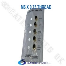 Zanussi Brûleur Injecteur Jet Kit Set 5 X LPG Gaz Becs M6 X 0.75 Four Cuisson